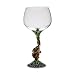 Hand-Painted and Jeweled Elephant Wine Glass
