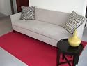 5' x 8' Villager Crimson Environmentally Friendly Bamboo Rug