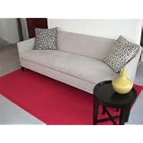 Anji Mountain Traditional Bamboo Rug 4' x 6' - Villager Crimson (Pack of 2) by 