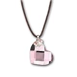 Swarovski Rose Heart and Butterfly Mini Pendant