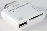 ECOMGEAR(TM) 2 in 1 SD Card Reader + Camera Connection Kit for iPad 2
