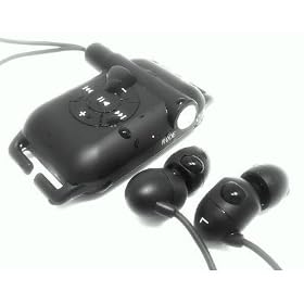 Exeze WMR 4GB Waterproof MP3 Player Black - Dual Headphones - IPX8 Waterproofing Certified