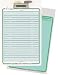 Champion Sports Dry-Erase Football Clipboard