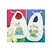 Dimensions Baby Hugs Stamped Cross Stitch Kit (9 X 14 Inches) Patchwork Baby Bibs – Set of Two