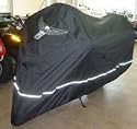 Yamaha V Star Silverado Motorcycle Cover,w/Night reflective piping, 45"Cable & Lock,Eagle emblem