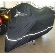 Honda VTX 1800 Heavy Duty Motorcycle Cover,w/Night reflective piping, 45Cable & Lock,Eagle emblem 31 EX9PzJ4L. SL500 AA191 Honda VTX 1800 Heavy Duty Motorcycle Cover,w/Night reflective piping, 45Cable & Lock,Eagle emblem