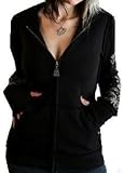 SUICIDE GIRLS - Novo Forma - Black Women's / Girls ZipUp Hoodie