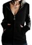 SUICIDE GIRLS - Novo Forma - Black Women's / Girls ZipUp Hoodie