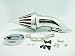 1999-2010 Yamaha V-Star 1100 Spike Chrome Billet Aluminum Spike Cone Air Cleaner Intake Filter Kit 1999 2000 2001 2002 2003 2004 2005 2006 2007 2008 2009 2000 2010