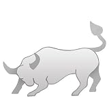 3D Raging Fighting Bull Car Truck SUV Motorcycle Emblem - Large 