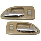#DS37 MotorKing Honda Accord Tan Replacement Rear Side Set 2 Inside Door Handles by MotorKing