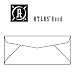 Neenah Atlas Bond #10 Env Window 24# - Ultra Brt. White - Lt. Cockle Fin. - 4 1/8 X 9 1/2 - 500 Pcs