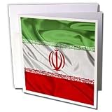 Flags - Iran Flag - Greeting Cards-12 Greeting Cards with envelopes