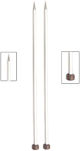 Knitter's Pride Nova Cubics Single Point 10-inch (25cm) Knitting Needles; Size US 9 (5.50mm) 310312