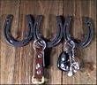Triple Horseshoe Key Hook