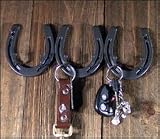 Triple Horseshoe Key Hook
