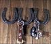 Triple Horseshoe Key Hook