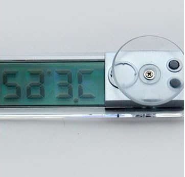 CHENRUI Transparent Digital LCD Car Windscreen Inner Temperature Thermometer Suction Cup 09-2C/741