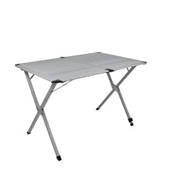 10T Camping-Tisch aluTAB Double, silber, 110x72x70 cm