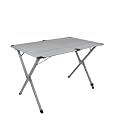 10T Camping-Tisch aluTAB Double, silber, 110x72x70 cm