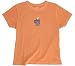 LIFE IS GOOD START ME UP COFFEE WOMENS SHORT SLEEVE TEE SHIRT ORANGE