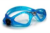 Aqua Sphere KAYENNE Swim Goggles clear lens / blue frame w/silver