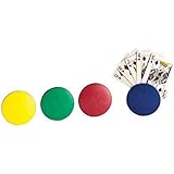 Round Card Holders with Carrying Storage Case (4 Piece), Black