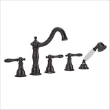 Pegasus 883-0004 9000 Roman Tub Set with Hand-held Shower, Brushed Nickel