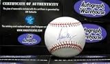 JAMIE MOYER AUTOGRAPHED HAND SIGNED OFFICIAL MLB GAME BASEBALL - COLORADO ROCKIES