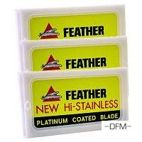 Feather Hi-Stainless Platimum Double Edge Razor Blades 30 Ct