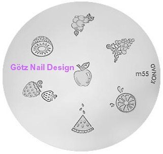 Konad Stamping Lack Schablonen-Image Plate-Freie Auswahl aus &uuml;ber 90 Schablonen-m55 Preisvergleich