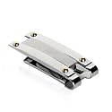 Stainless Steel Money Clip with 18 Kt Gold Rivets