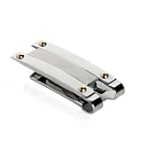 Stainless Steel Money Clip with 18 Kt Gold Rivets by Cuff-Daddy
