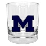 Michigan Wolverines 11 oz. Double Rocks Glass