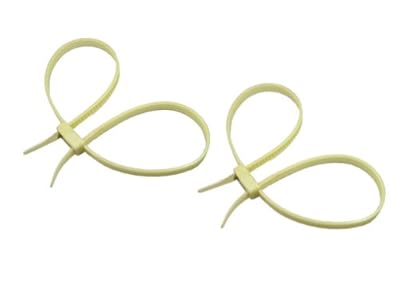 プラスティックタイラップ ハンドカフ 白 2個セット