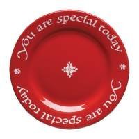 Waechtersbach Plate, You are Special Today , Cherry Red