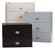 SentrySafe 3HC30-5000 Steel Gray Lateral 3 drawer 30 Inch wide lateral fire impact file