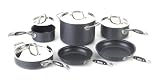 Sabatier Signature Anodized 10-piece cookware set.