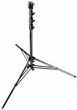 Manfrotto 270BSU 15.6-Feet Chrome Super Steel Stand with Leveling Leg (Black)
