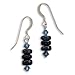 Sterling Silver Blue Apatite and Crystal French title=