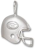 Logo Art Georgia Bulldogs Sterling Silver Helmet Pendant