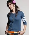 Alternative Apparel aa1189 Vintage Football Striped Jersey