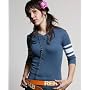 Alternative Apparel aa1189 Vintage Football Striped Jersey