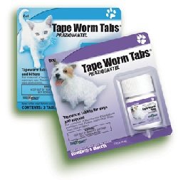 Childrens Toyshop  Pet Supplies : Tape Worm Tabs Cat 23 Mg Btl Of 3
