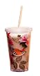Insulated Cup W/Straw & Twist Lid-Bird Study
