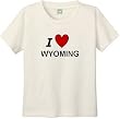 I LOVE WYOMING - BigBoyMusic Youth Designs - White T-shirt