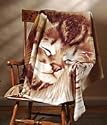 CUTE KITTEN FLEECE BLANKET OR THROW 48 X 63