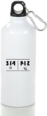 WATE Joke Math Pi Piday Pie 314 Aluminum Water Sports Bottle White For Traveling Climbing Hiking Biking