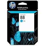 HP 88 Cyan Ink Cartridge in Retail Packaging (C9386AN#140/424)