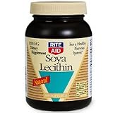 Rite Aid Soya Lecithin, Natural Dietary Supplement, 1200mg 100 ea